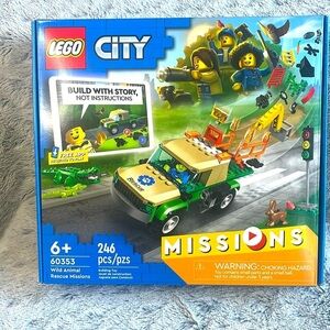 Lego City Missions Wild Animal Rescue Interactive Set 60353